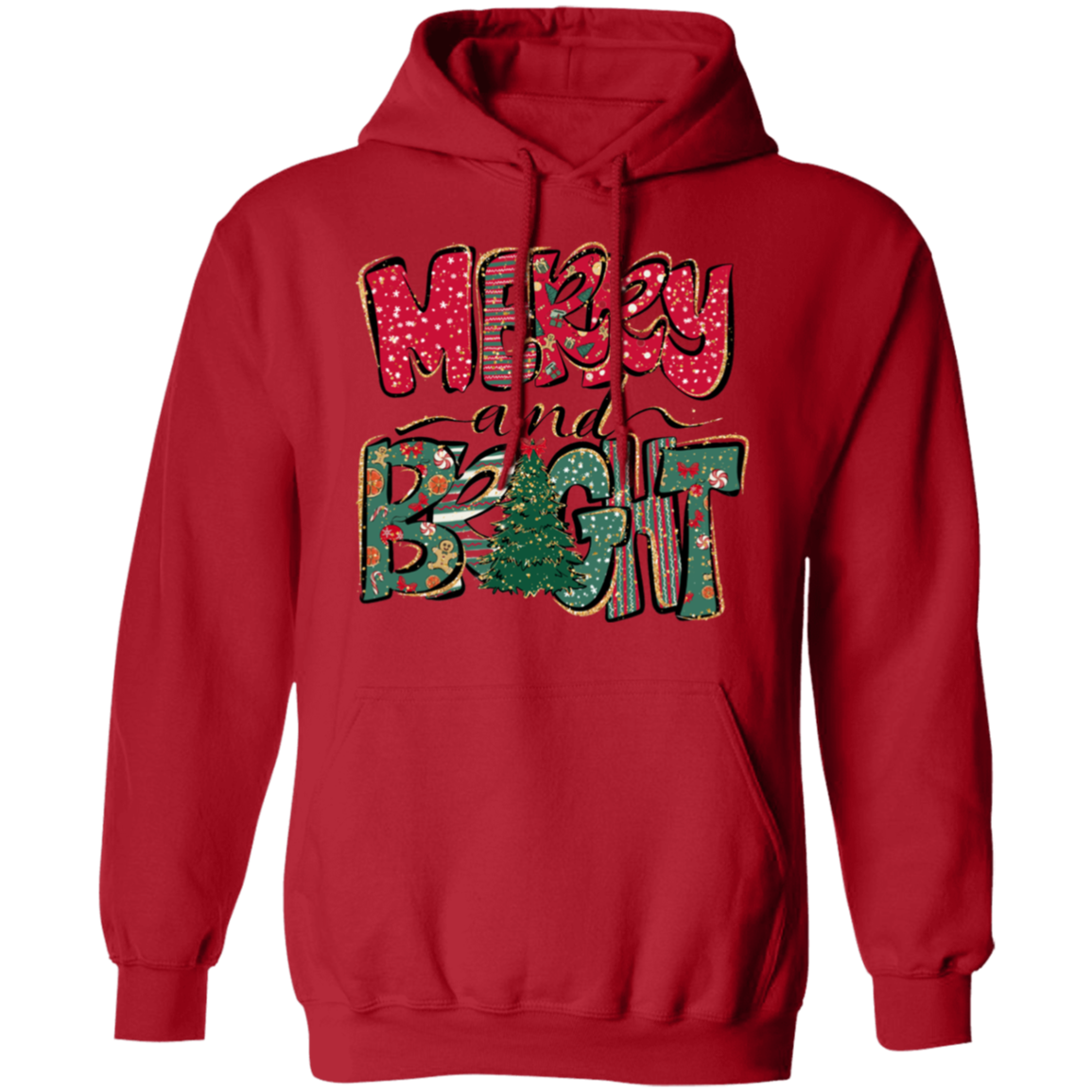 Merry & Bright Pullover Hoodie