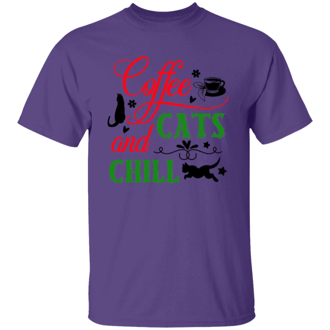 Coffee Cats & |5.3 oz. T-Shirt