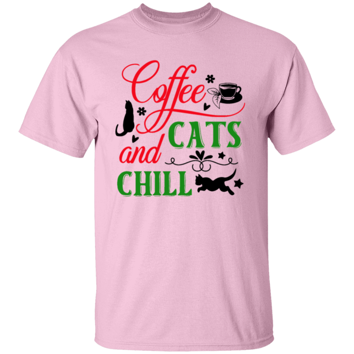 Coffee Cats & |5.3 oz. T-Shirt