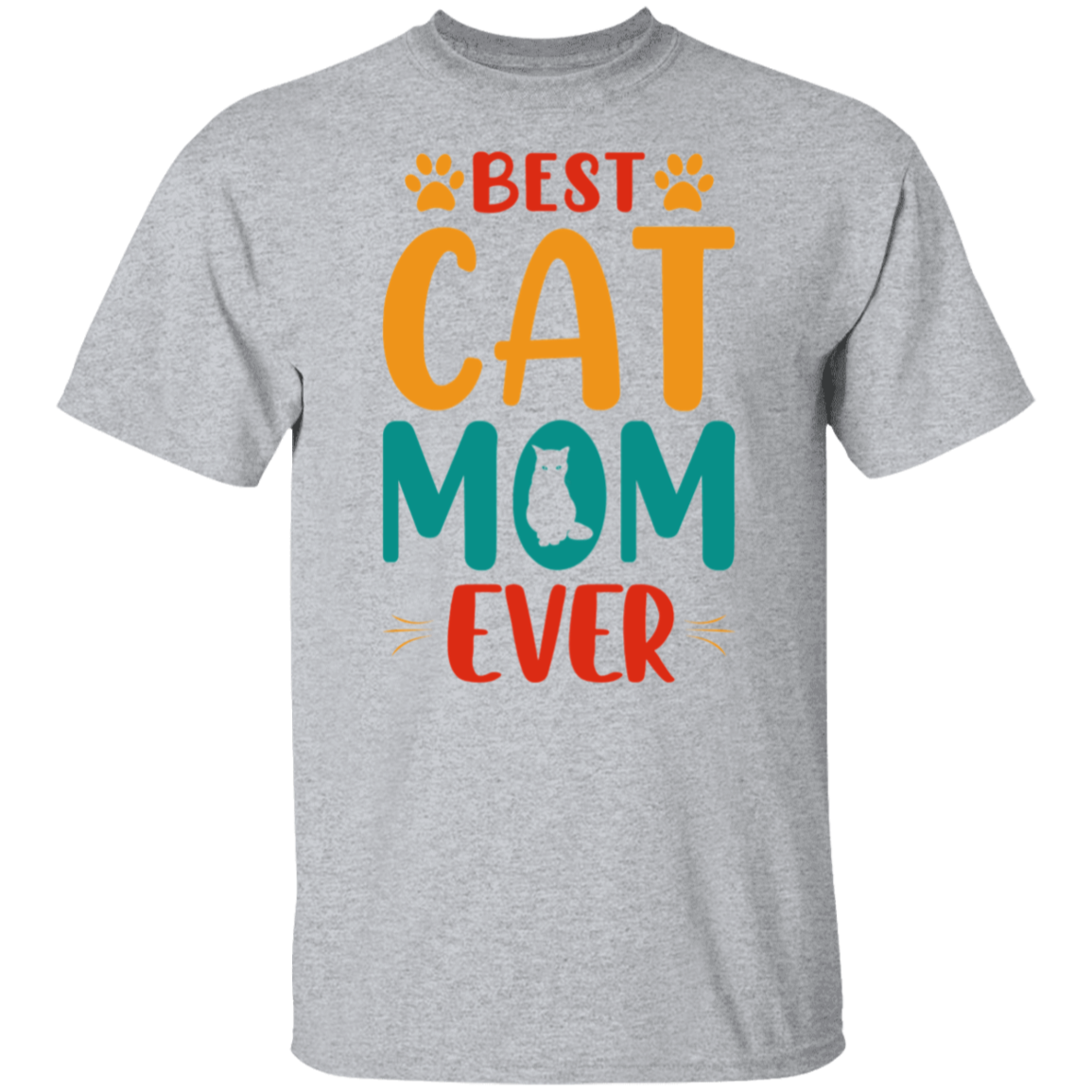Best cat mom |5.3 oz. T-Shirt