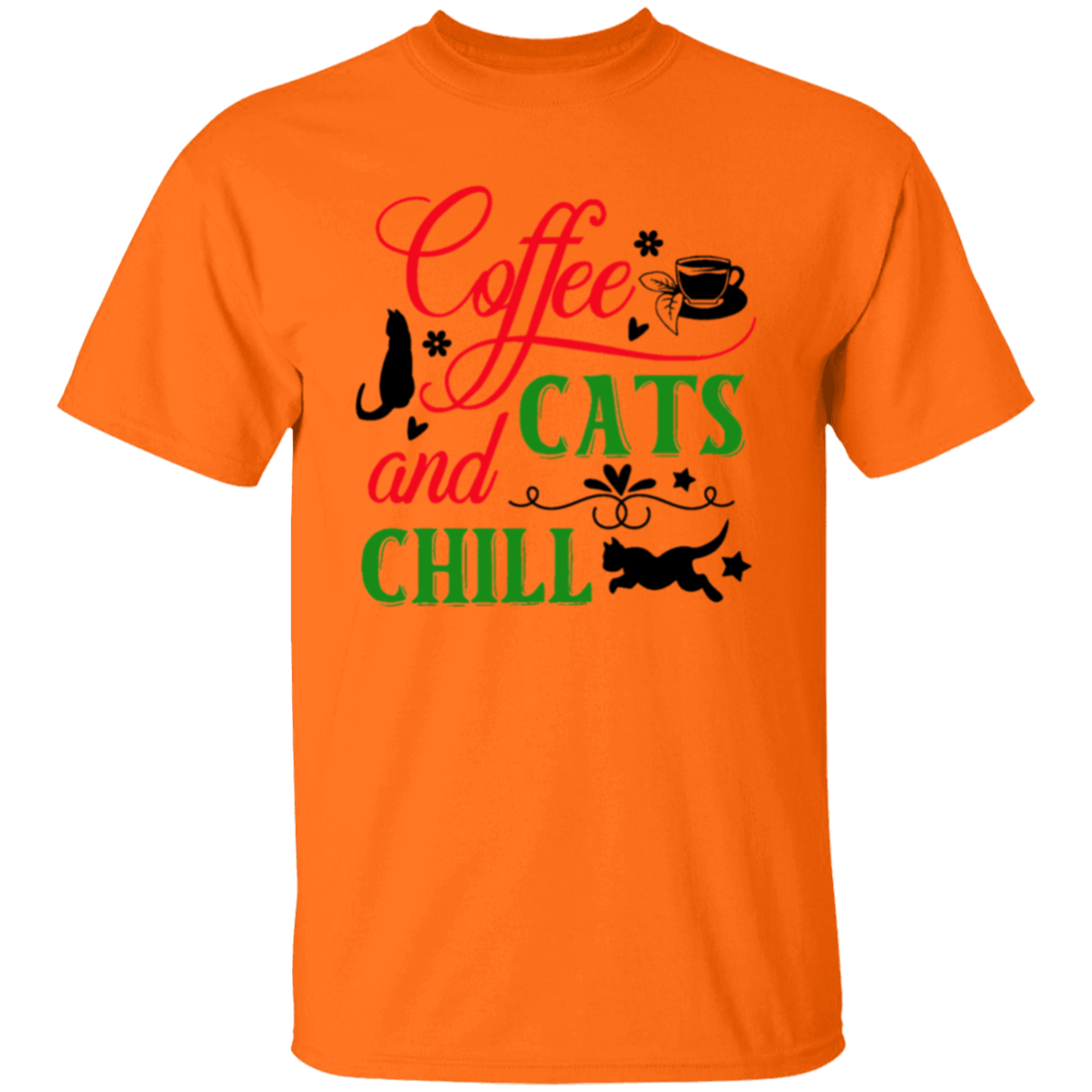 Coffee Cats & |5.3 oz. T-Shirt