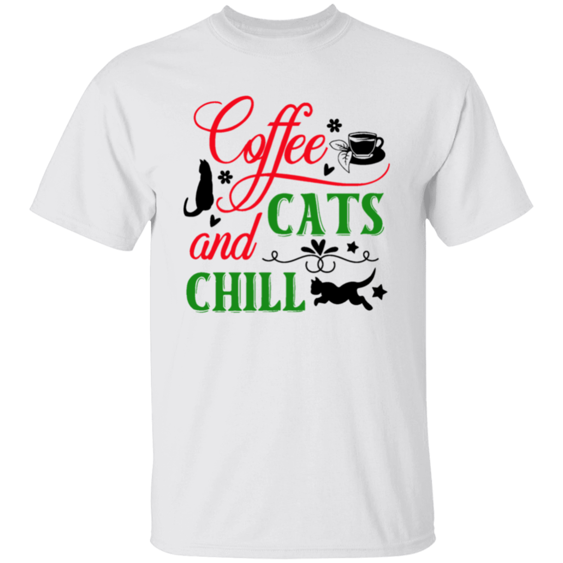 Coffee Cats & |5.3 oz. T-Shirt