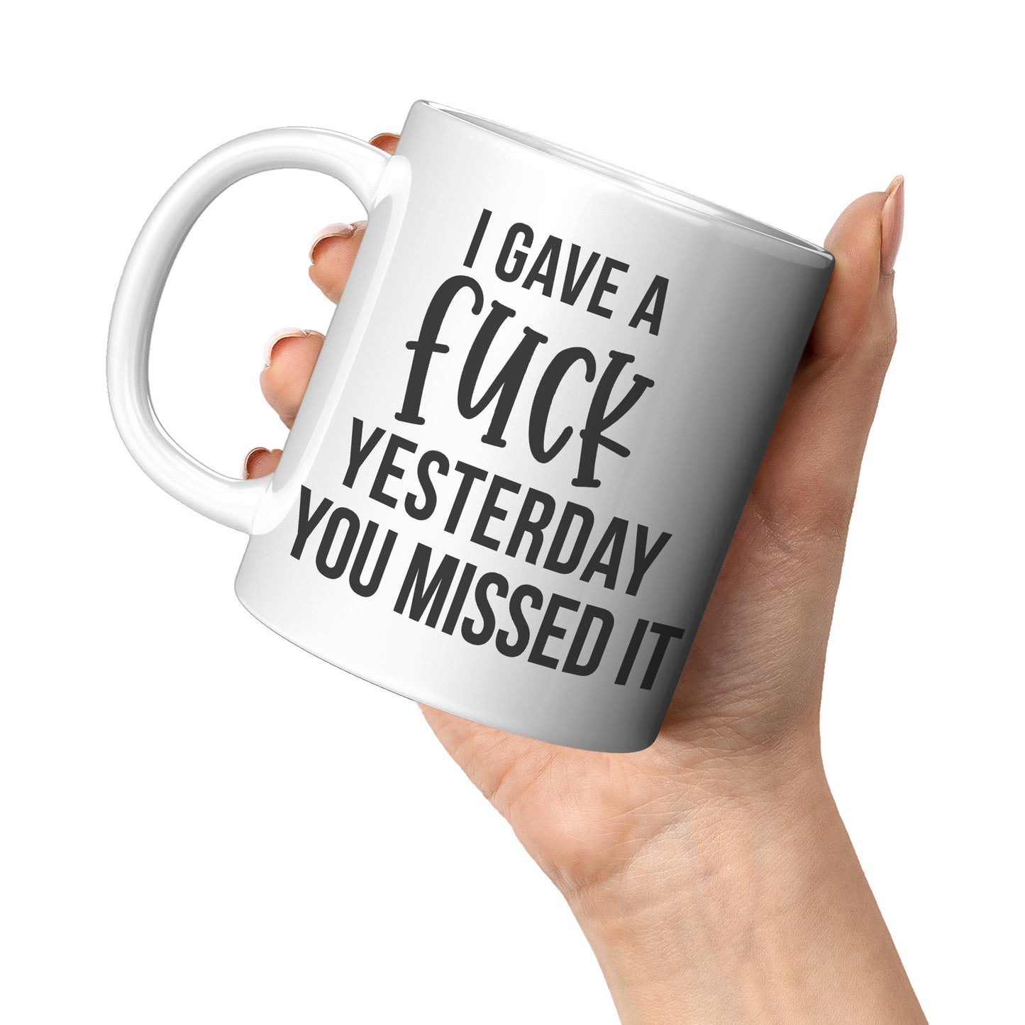 I gave a f**k yesterday