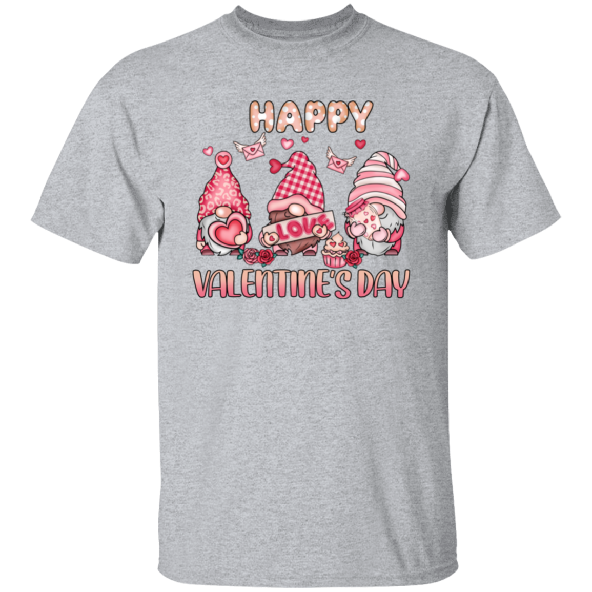 Happy VD gnome |5.3 oz. T-Shirt