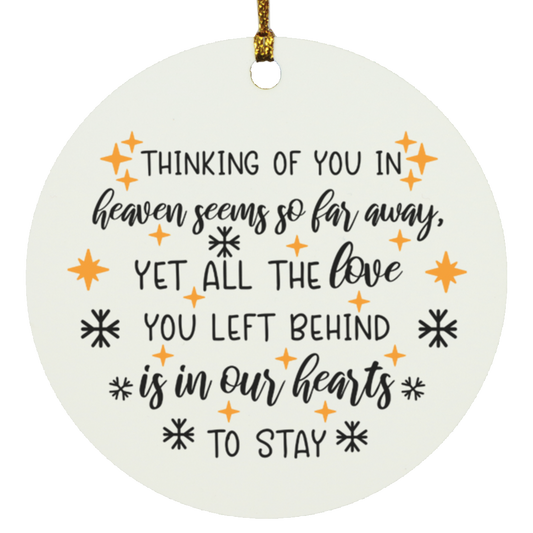 Thinking of You | Circle Ornament