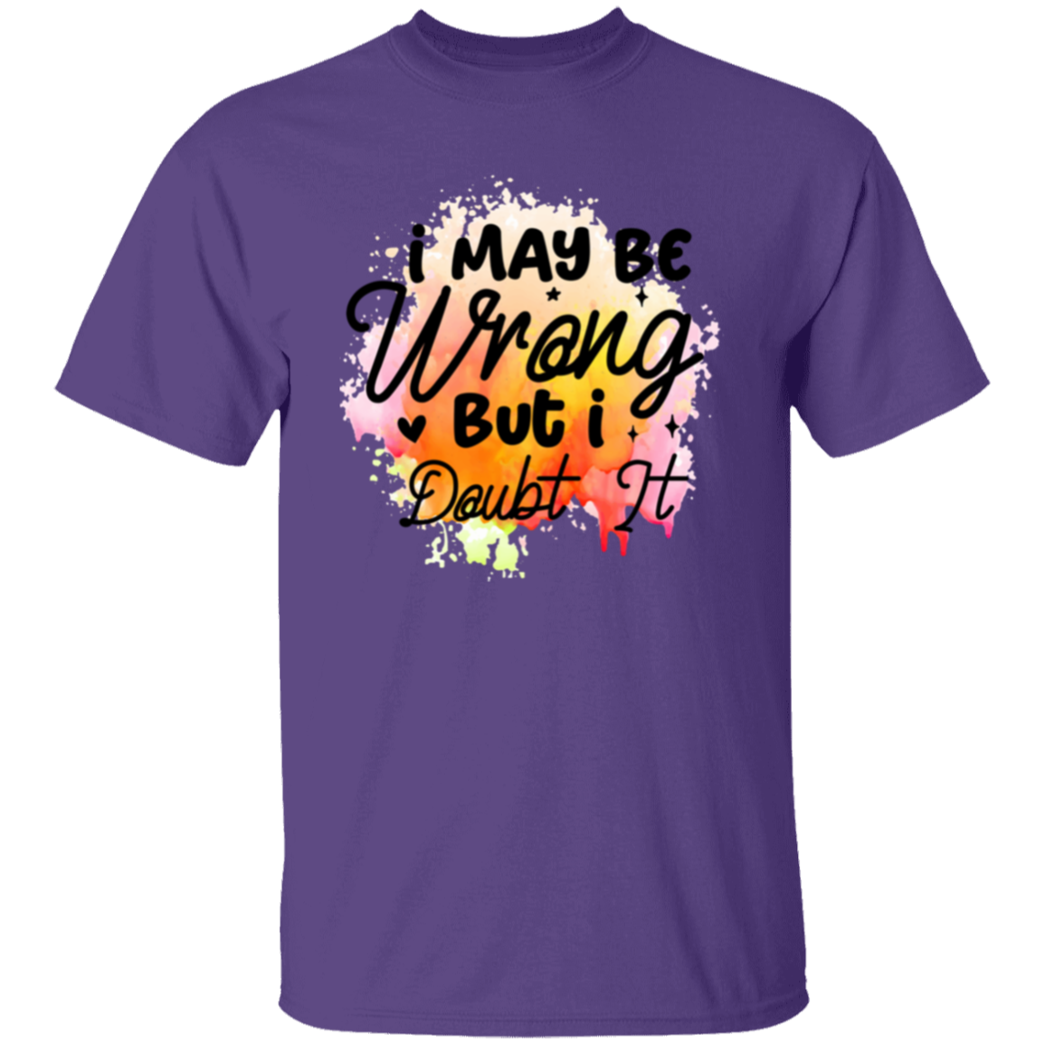 I may be wrong but |5.3 oz. T-Shirt