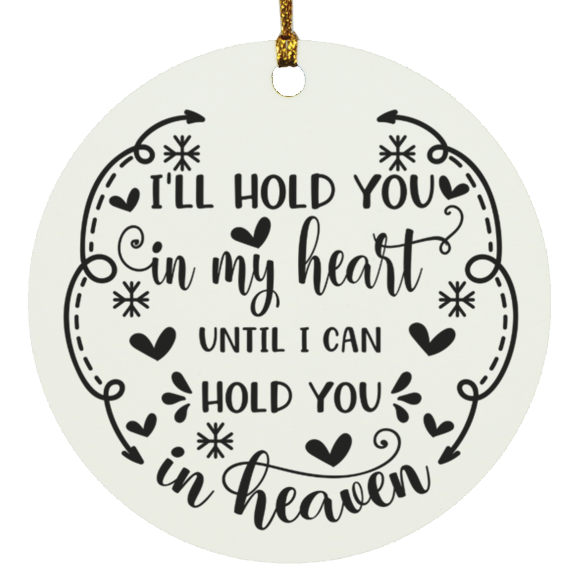 I'll Hold You | Circle Ornament