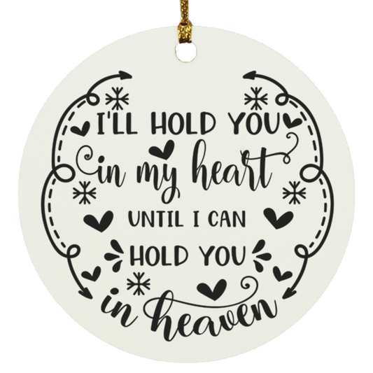 I'll Hold You | Circle Ornament