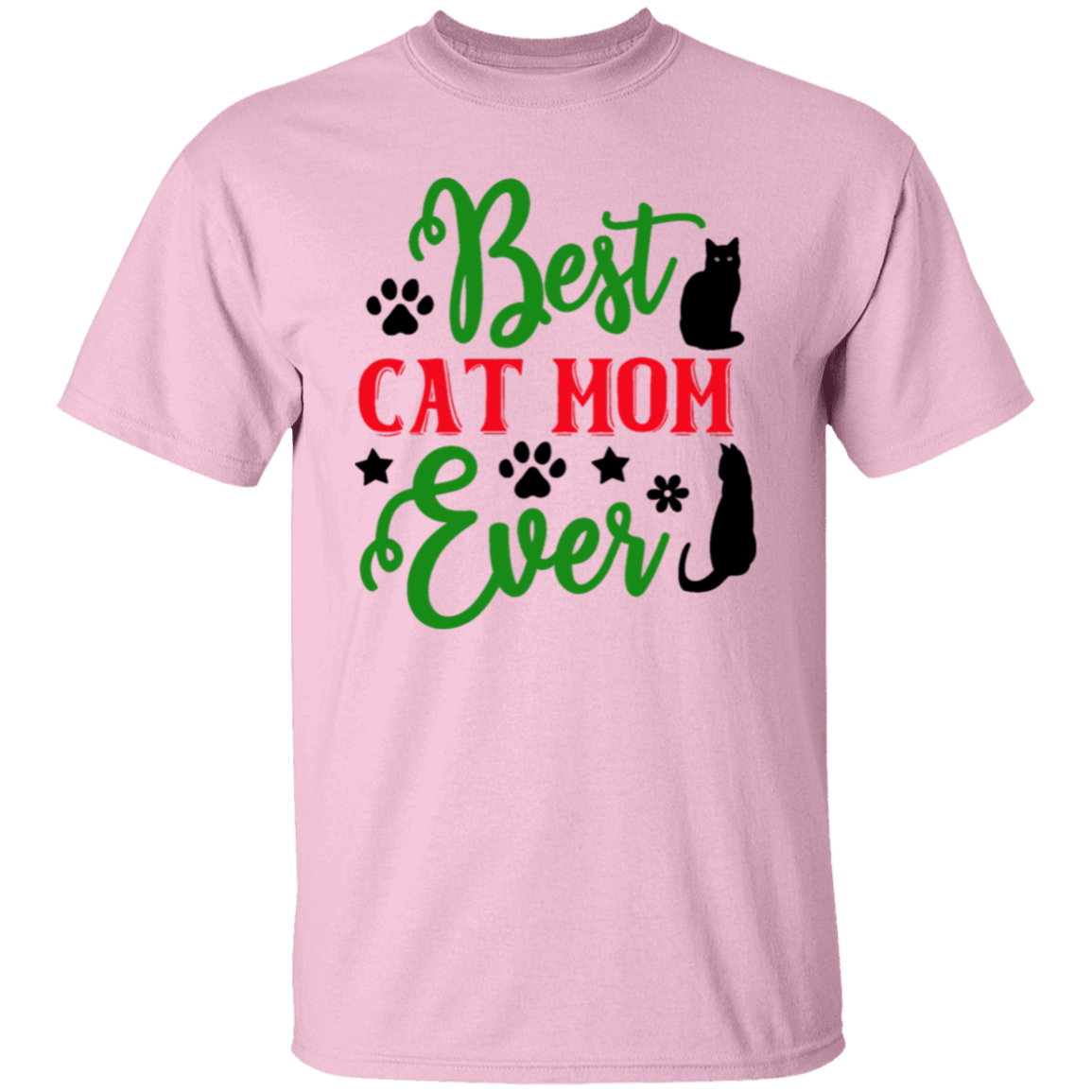 Best cat mom ever |5.3 oz. T-Shirt