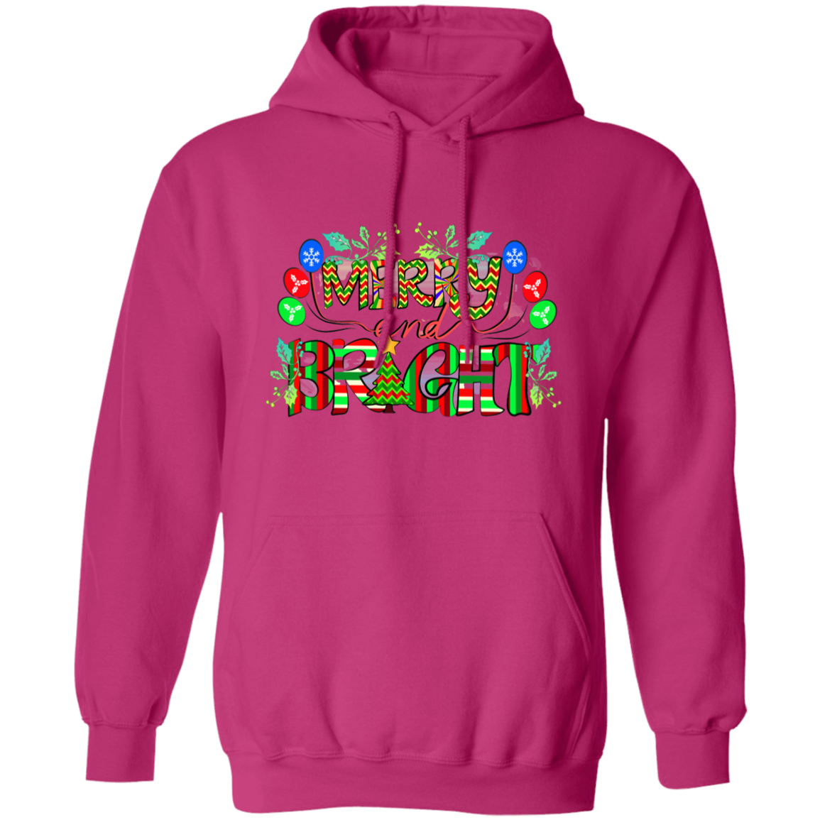 Merry & Bright #2 Pullover Hoodie