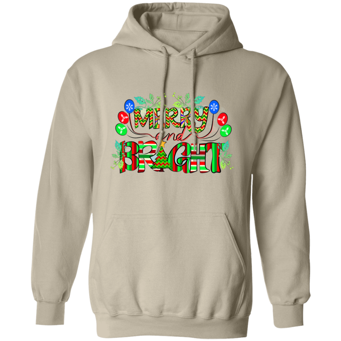 Merry & Bright #2 Pullover Hoodie