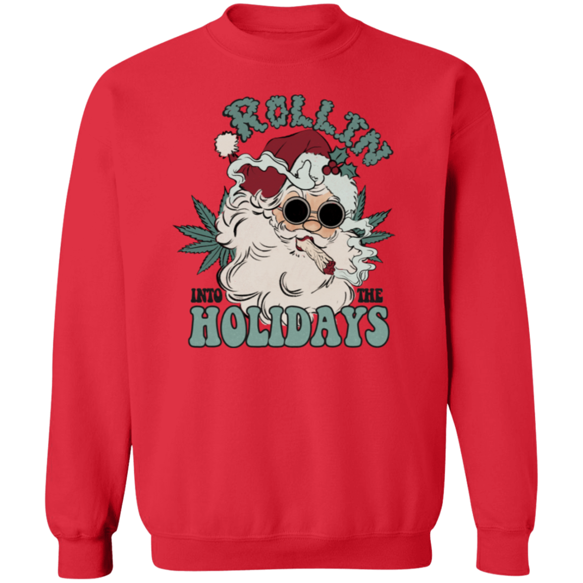 Rollin Holidays | Crewneck Pullover Sweatshirt