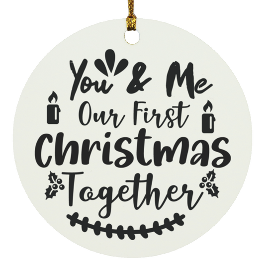 You & Me |Circle Ornament