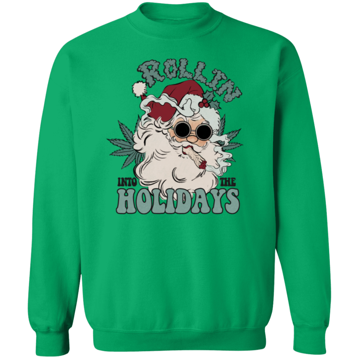 Rollin Holidays | Crewneck Pullover Sweatshirt