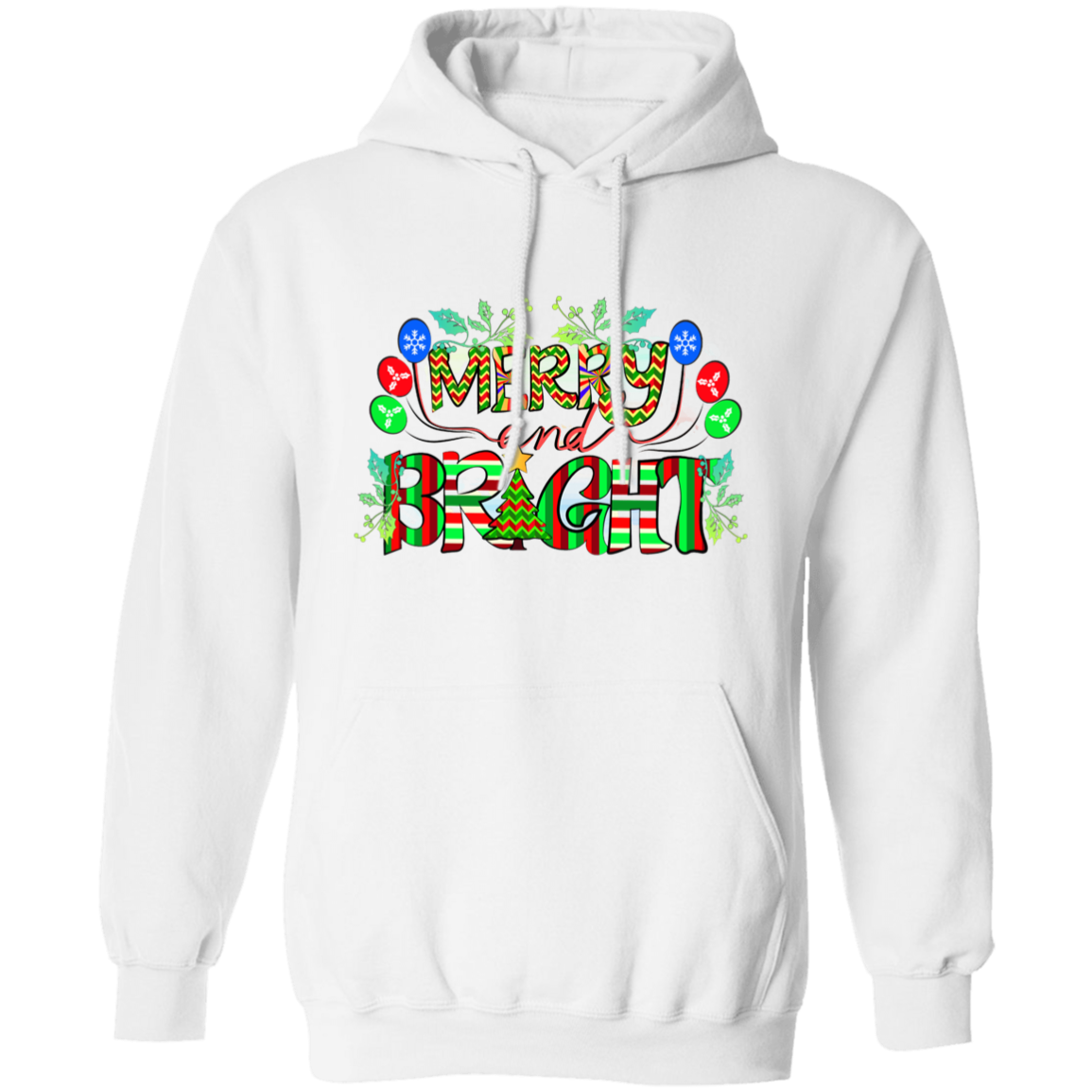 Merry & Bright #2 Pullover Hoodie