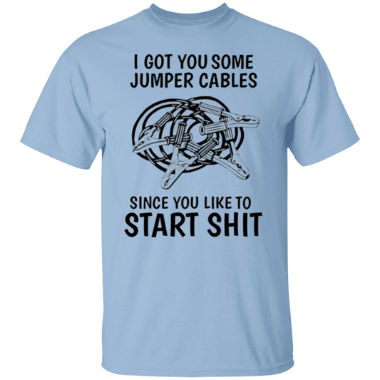 I got some jumper cables |5.3 oz. T-Shirt