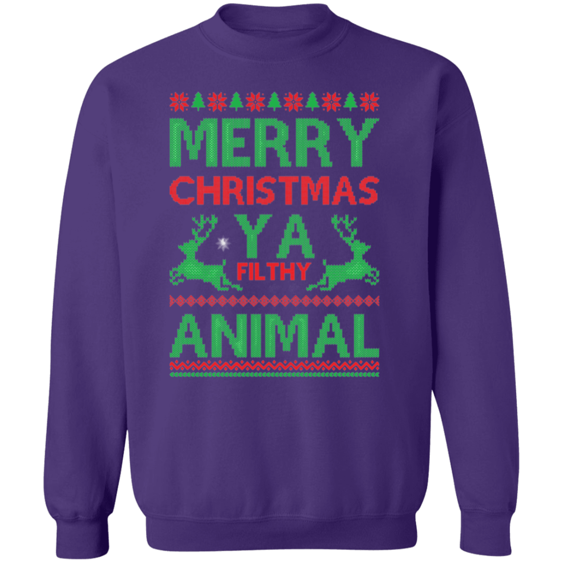 Filthy Animal |Crewneck Pullover Sweatshirt