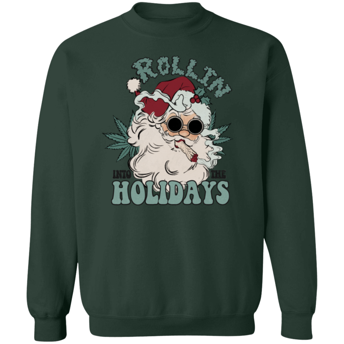 Rollin Holidays | Crewneck Pullover Sweatshirt