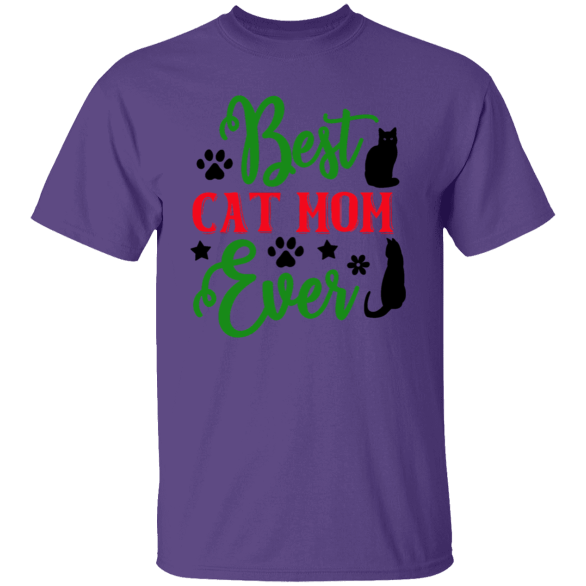 Best cat mom ever |5.3 oz. T-Shirt