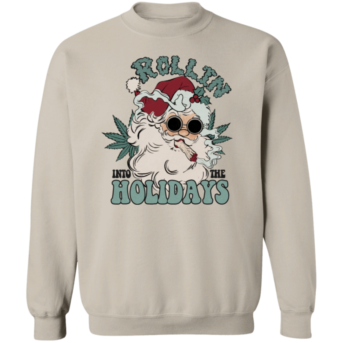 Rollin Holidays | Crewneck Pullover Sweatshirt