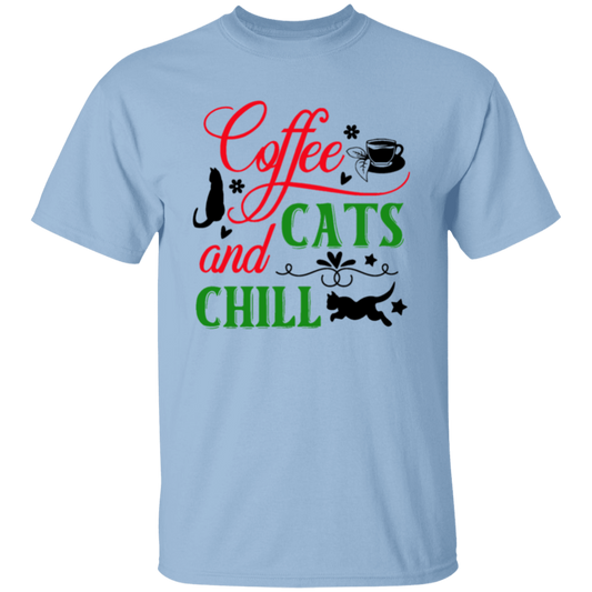 Coffee Cats & |5.3 oz. T-Shirt