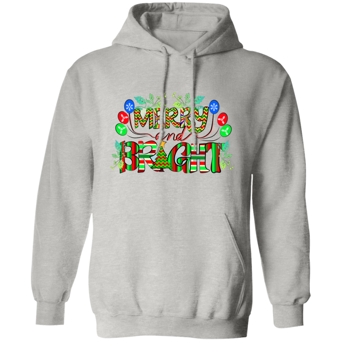 Merry & Bright #2 Pullover Hoodie