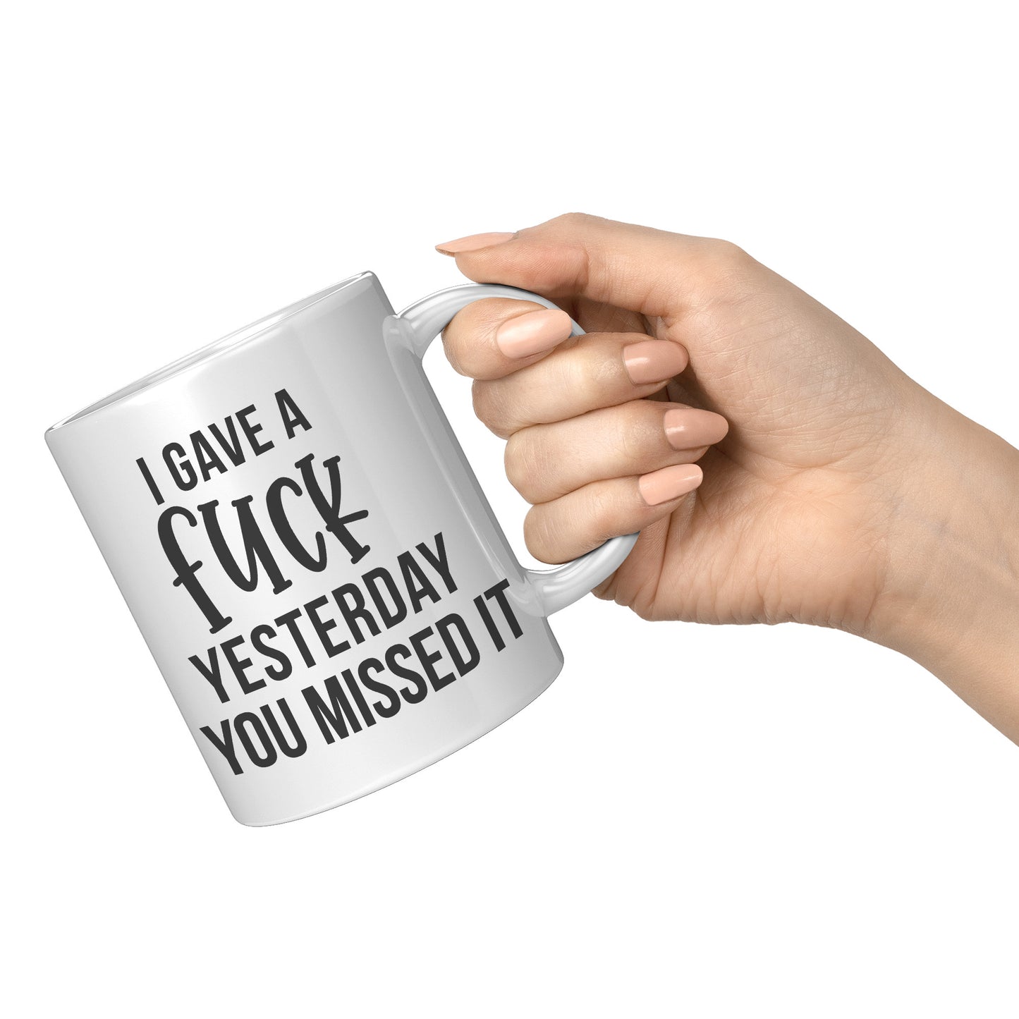 I gave a f**k yesterday