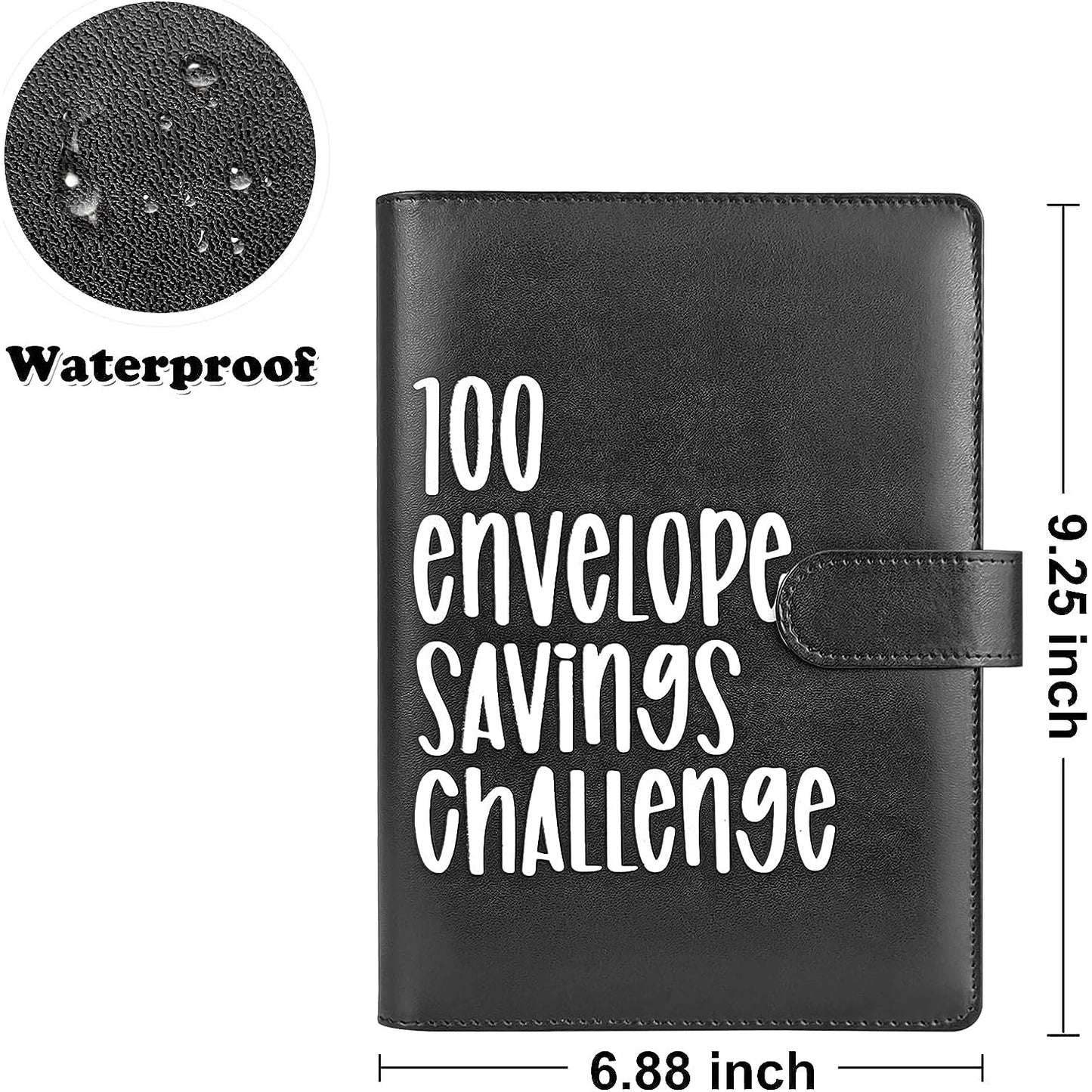 100 Envelopes Money Saving Money Challenge Budget Binder with Cash Envelopes for Budget Planner Easy and Fun Way to Save $5,050