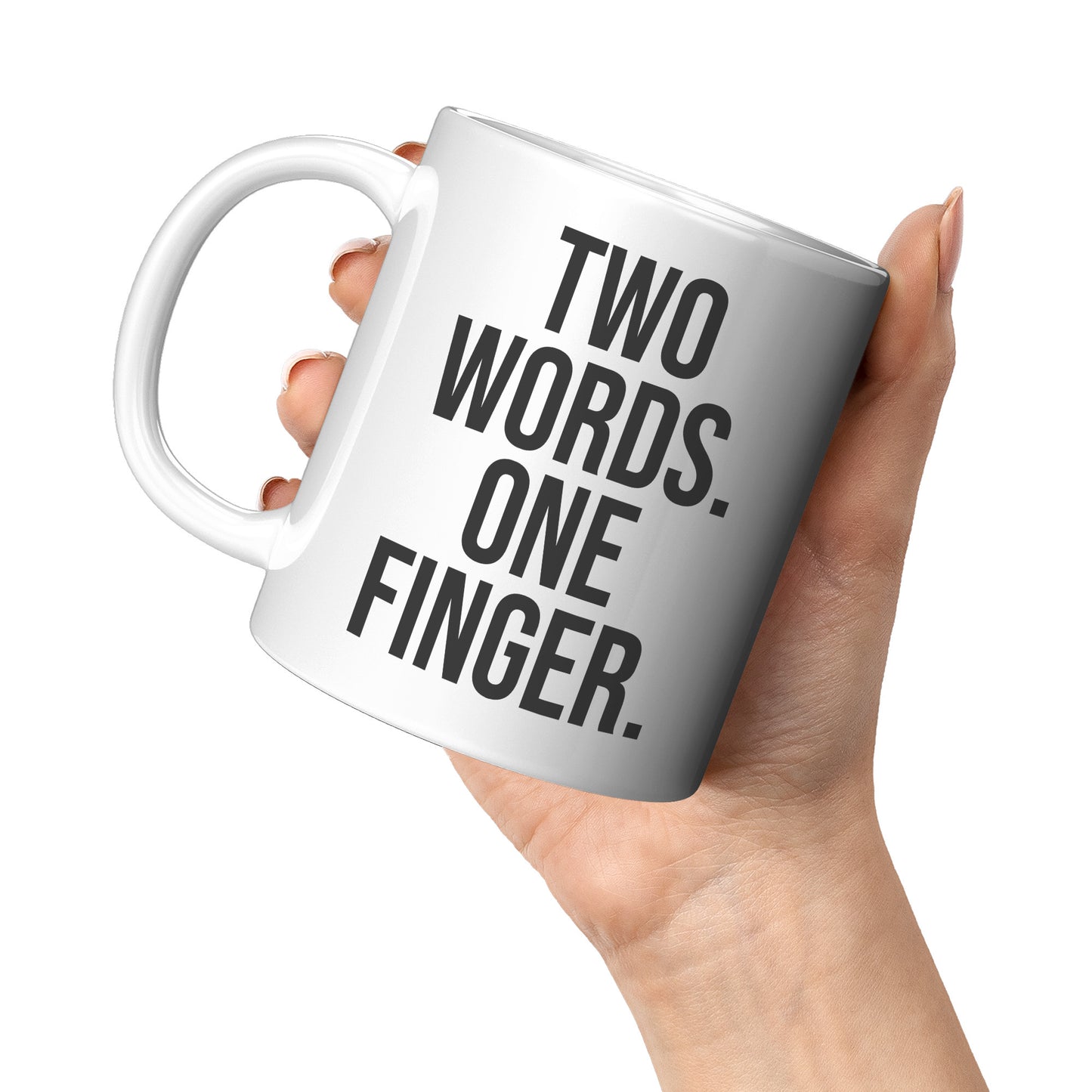 Two words one finger