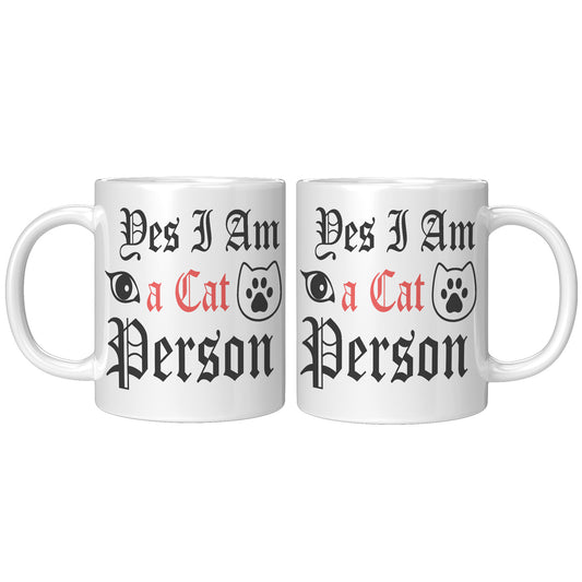 Yes, I am a cat person