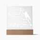 Those We Love | Square Acrylic -White