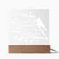 Those We Love | Square Acrylic -White