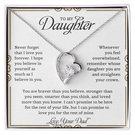 To My Daughter | Forever Love Necklace